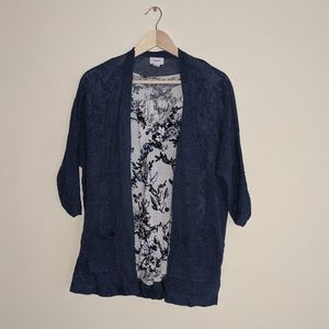 !!!!THREE!!!!! pieces - floral loft shirt and 2 cardigans